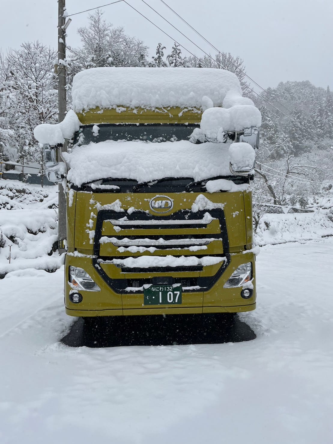 今年初雪!!