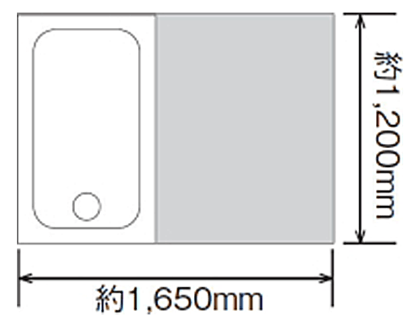0.75坪サイズ
